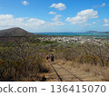 A beautiful view from Koko Head Trail, a popular activity in Hawaii 136415070
