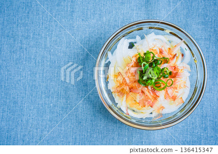 Japanese-style New Onion Salad Japanese-style New Onion Salad 136415347