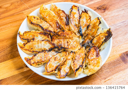 Crispy fried dumplings 136415764