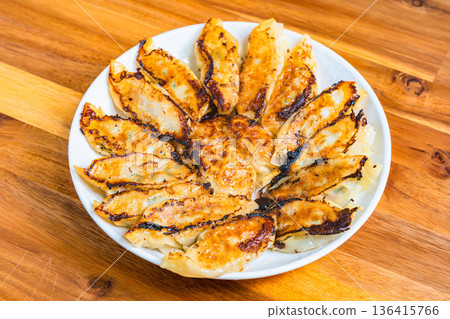 Crispy fried dumplings Crispy fried dumplings 136415766