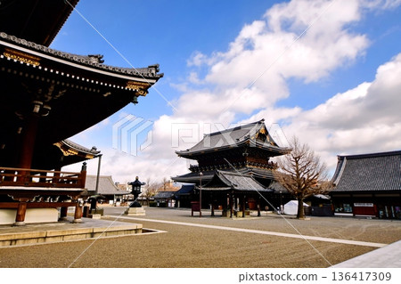 京都府京都市下京區常葉町東本願寺禦榮堂(重要文化財產),2022年2月 京都府京都市下京區常葉町東本願寺禦榮堂(重要文化財產),2022年2月 136417309