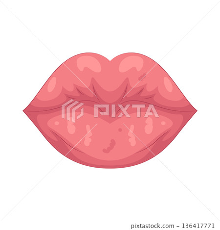 Illustration of Lips Illustration of Lips 136417771