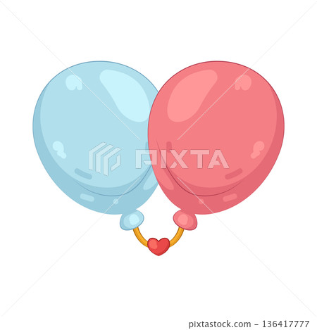 Illustration of balloon Illustration of balloon 136417777