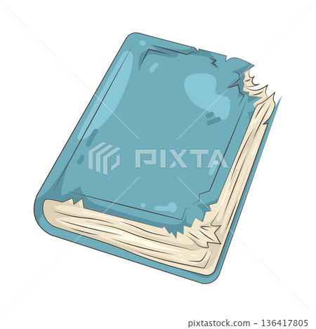 Illustration of dirty book Illustration of dirty book 136417805