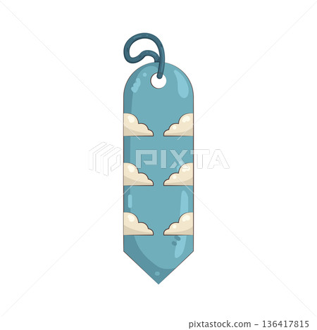 Illustration of bookmark Illustration of bookmark 136417815