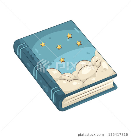 Illustration of dream book Illustration of dream book 136417816