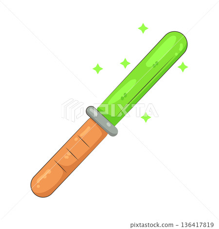 Illustration of light stick 136417819