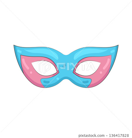 Illustration of masquerade mask Illustration of masquerade mask 136417828