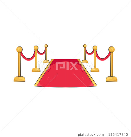 Illustration of red carpet  136417840