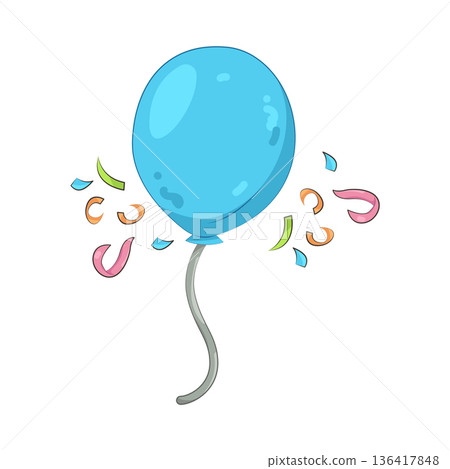 Illustration of balloon 136417848