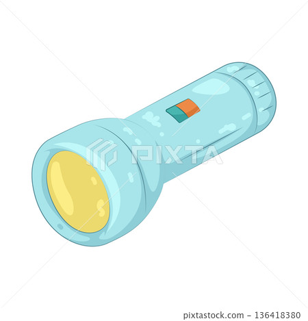 Illustration of flashlight  136418380