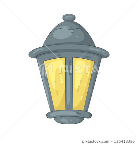 Illustration of garden light 136418386