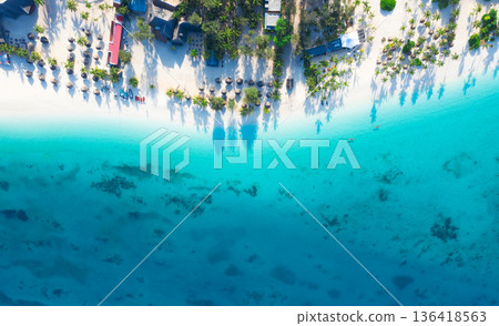 Amazing bird eyes view in Zanzibar Amazing bird eyes view in Zanzibar 136418563