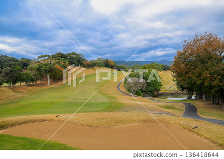Kyushu, Nagasaki City, Ocean Palace Golf Club, No. 3 Long Hole 136418644