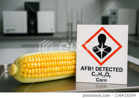 AFB1 Detected on a Corn Cob A Food Toxicology Assessment of Mycotoxin Contamination Risk in a Cereal Substrate with a GHS08 Health Hazard Warning and Laboratory Analysis AFB1 Detected on a Corn Cob A Food Toxicology Assessment of Mycotoxin Contamination Risk in a Cereal Substrate with a GHS08 Health Hazard Warning and Laboratory Analysis 136419204
