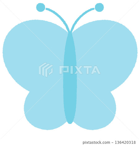 蝴蝶淺藍色 蝴蝶淺藍色 136420318