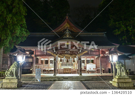 深秋白山姬神社的秋葉 深秋白山姬神社的秋葉 136420510