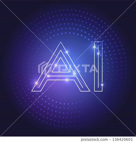 Generative AI Agentic Technology Background Generative AI Agentic Technology Background 136420601