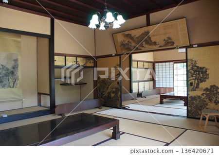 Moka Townscape: Kinrei-so (former Okabe residence) reception room 136420671