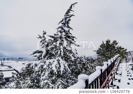 Snow scene at Igiyama Observatory Snow scene at Igiyama Observatory 136420776