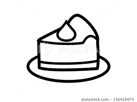 芝士蛋糕圖標 芝士蛋糕圖標 136420973