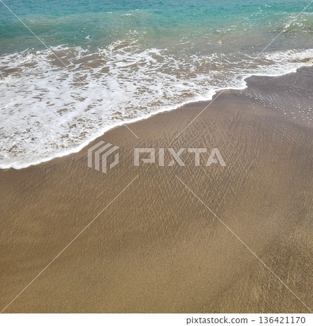 Sandy beach at the beach Sandy beach at the beach 136421170