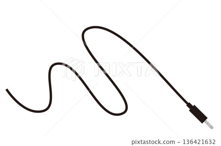 音訊端子插頭圖示 音訊端子插頭圖示 136421632