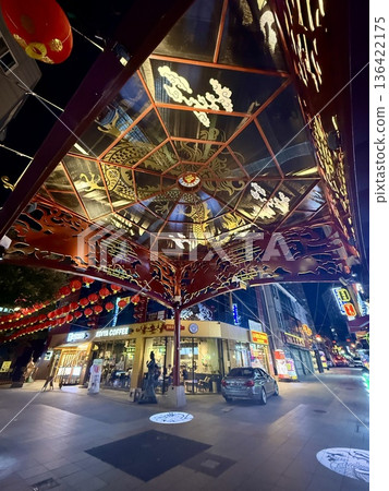 Busan, South Korea - Scenery of the downtown area in front of Busan Station Busan, South Korea - Scenery of the downtown area in front of Busan Station 136422175