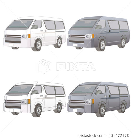 Minivan set 136422178