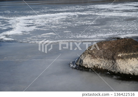 Frozen Lake Suwa Frozen Lake Suwa 136422516