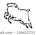 160_Brushed illustration_Sheep 136422731