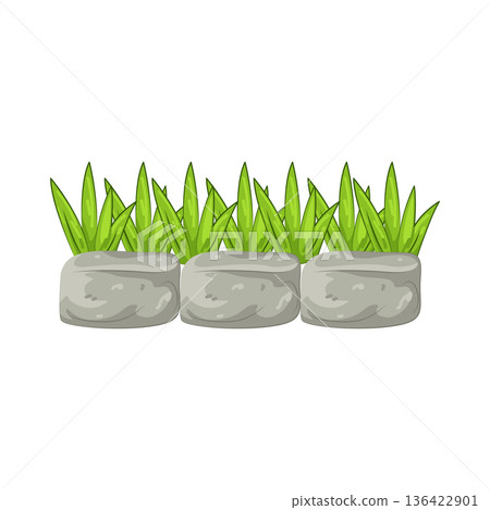 Illustration of grass  136422901