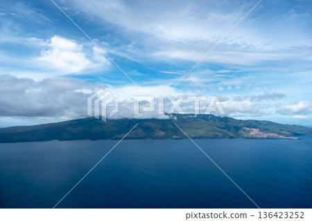 Aerial view of Nuku Hiva in the Marquesas Islands, French Polynesia Aerial view of Nuku Hiva in the Marquesas Islands, French Polynesia 136423252