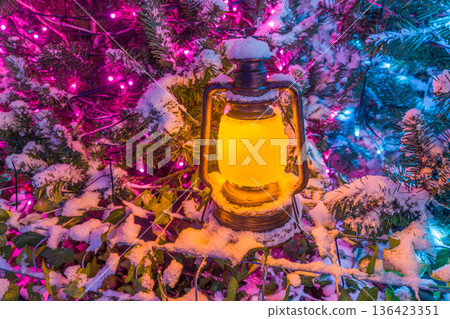 Winter illumination Winter illumination 136423351