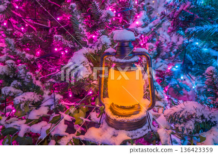 Winter illumination 136423359