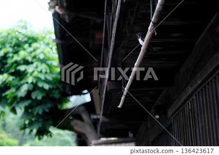 Old townscape Old townscape 136423617