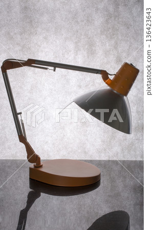 Table lamp for desktop on a color background 136423643