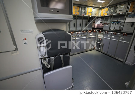 Cabin attendant seats 136423797