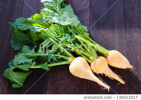 Yellow turnip (Ajikogane) Yellow turnip (Ajikogane) 136423827