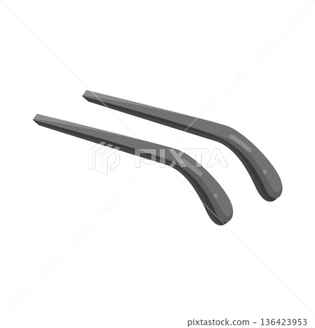 Illustration of wiper Illustration of wiper 136423953