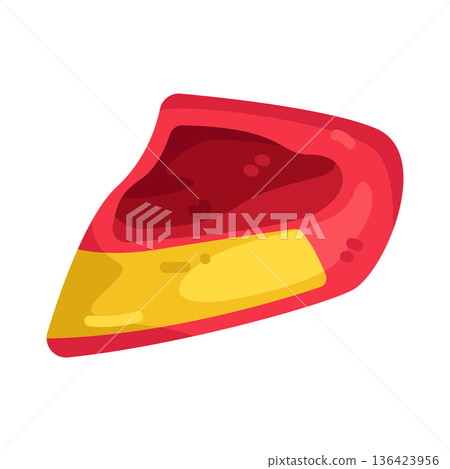 Illustration of car tail light Illustration of car tail light 136423956