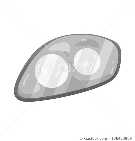Illustration of car headlight Illustration of car headlight 136423969