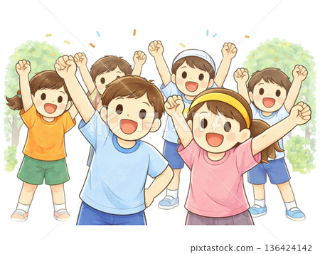Energetic children 136424142