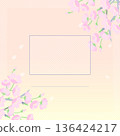 Spring sale banner background with cherry blossom illustration (pastel color, square) Spring sale banner background with cherry blossom illustration (pastel color, square) 136424217