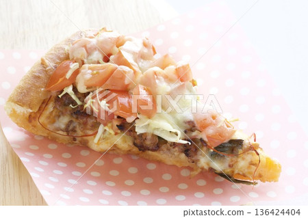 Tomato and chive pizza Tomato and chive pizza 136424404