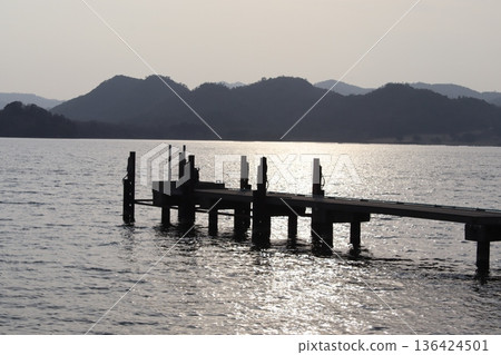 Pier in the bay Pier in the bay 136424501