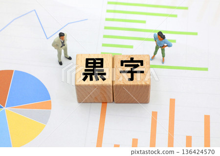 Blocks with black letters Blocks with black letters 136424570