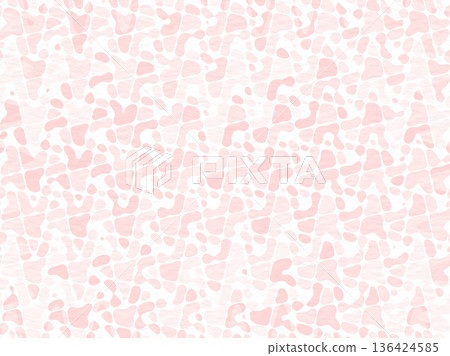 Background_Geometric pattern with the image of spring petals fluttering 136424585