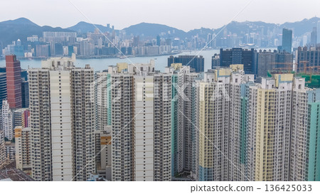 Daytime skyline reveals dense Ngau Tau Kok residential towers Feb 8 2026 136425033