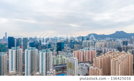 Expansive Kowloon skyline stretches beneath rugged mountain backdrop Feb 8 2026 Expansive Kowloon skyline stretches beneath rugged mountain backdrop Feb 8 2026 136425038
